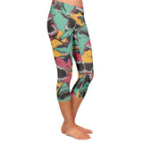 Women 's All-Over Print Yoga Capri Leggings