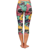 Women 's All-Over Print Yoga Capri Leggings