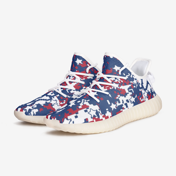 American Pixel Flag Unisex Lightweight Sneaker YZ