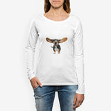 Women's Crew Neck Long sleeve T-shirt 88888