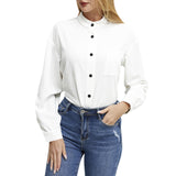 Long Sleeve Button Up Casual Shirt Top